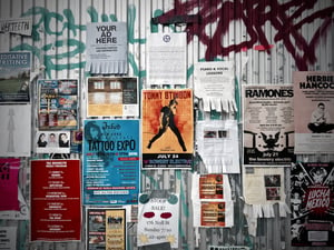 Wall of Flyers