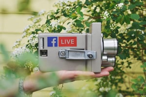 Facebook live content engagement social media digital marketing business