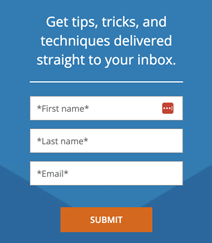 Use clear, compelling sign-up forms